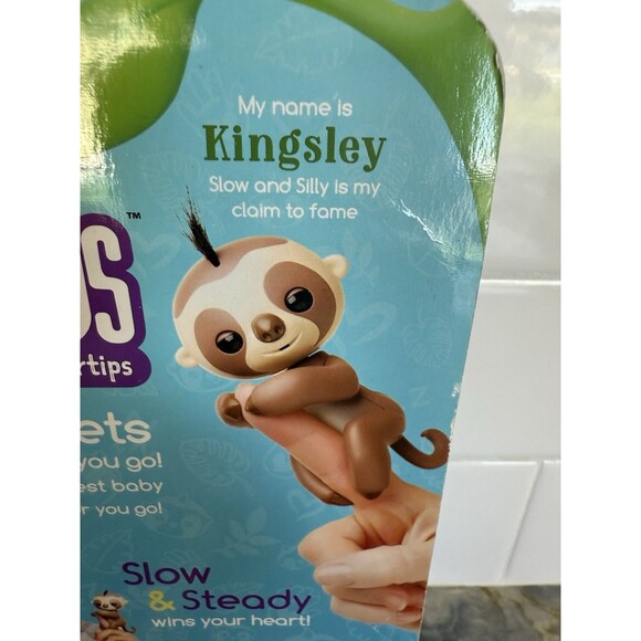 Fingerlings Baby Sloth Kingsley Interactive Baby Pet by WowWee 40+ Sounds 2016 - Picture 6 of 12